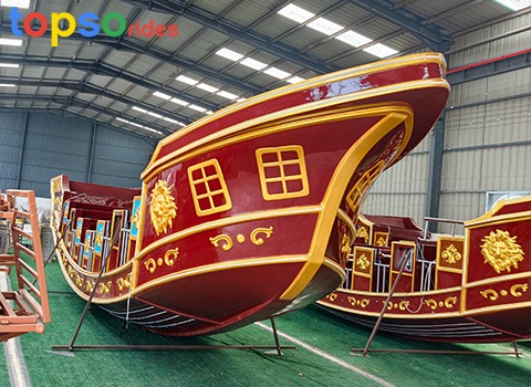 FRP Viking Ship Ride