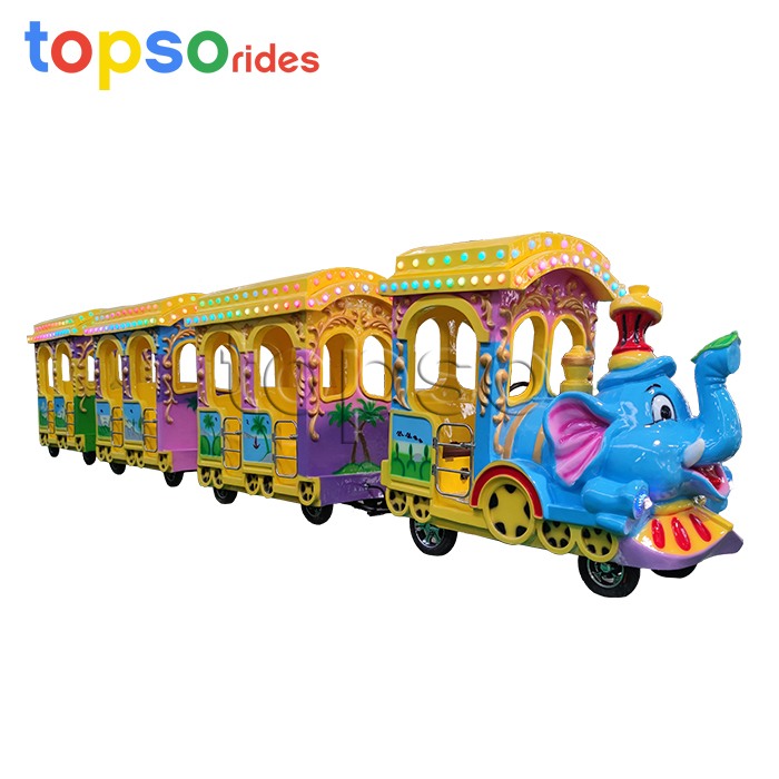 elephant trackless train ride